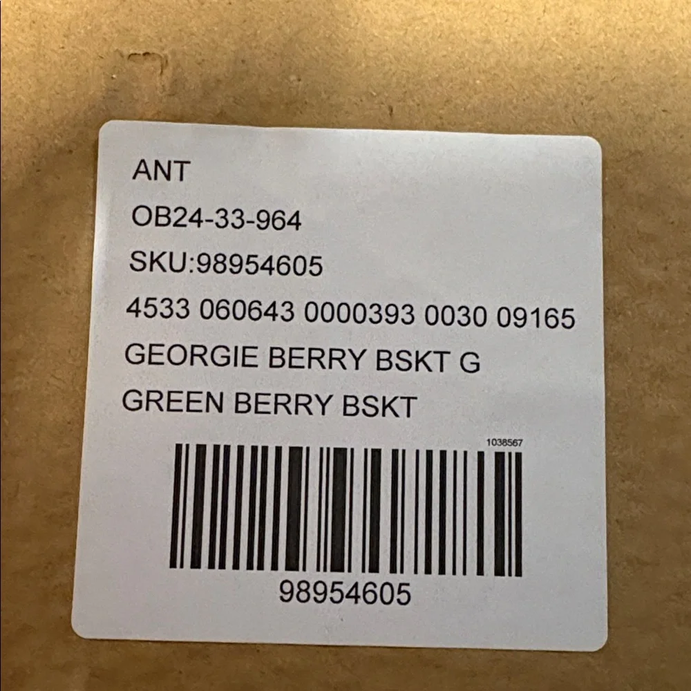 Anthropologie berry basket